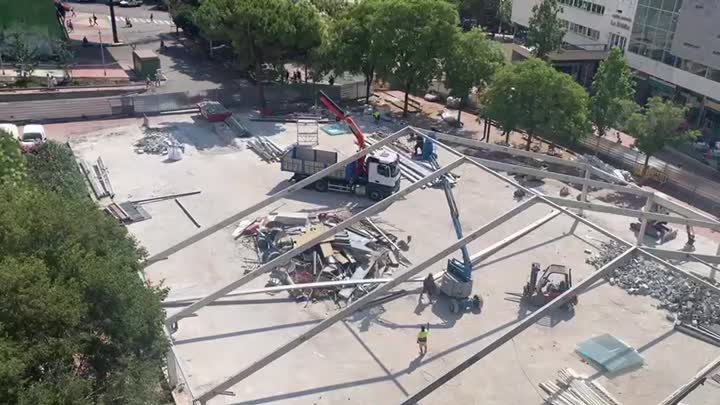 Video As Son Las Obras De Demolici N Del Antiguo Mercado Provisional