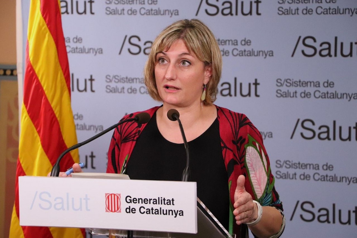 La consellera de Salud de la Generalitat, Alba Vergés