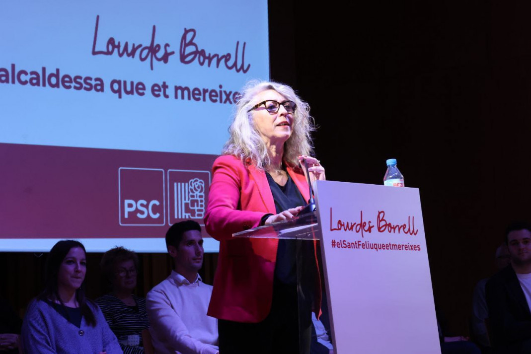 El PSC de Sant Feliu presenta a Lourdes Borrell como candidata a la alcaldía