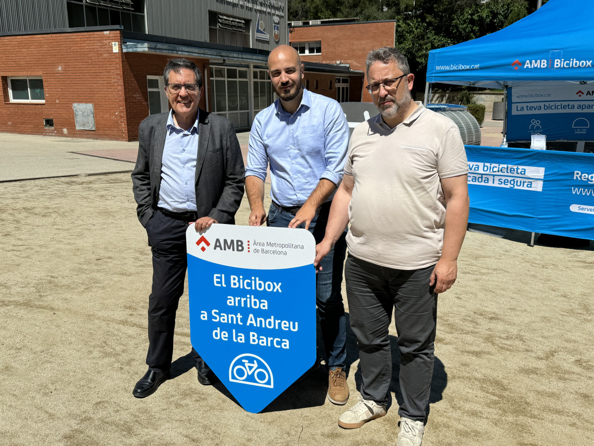 El Bicibox arribar a Sant Andreu de la Barca (1)