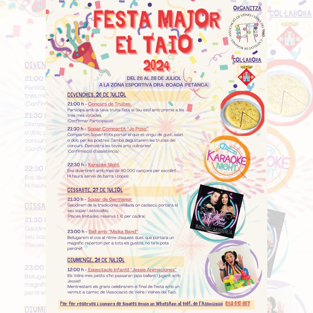 Festes del Taio xarxes 1x1