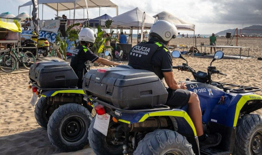 Policia local castelldefels playa