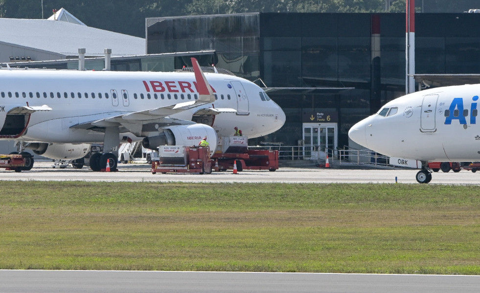 EuropaPress 6163877 avion iberia aeropuerto alvedro 19 agosto 2024 coruna galicia espana