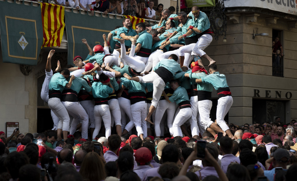 EuropaPress 6181796 casteller diada sant felix 30 agosto 2024 vilafranca penedes barcelona