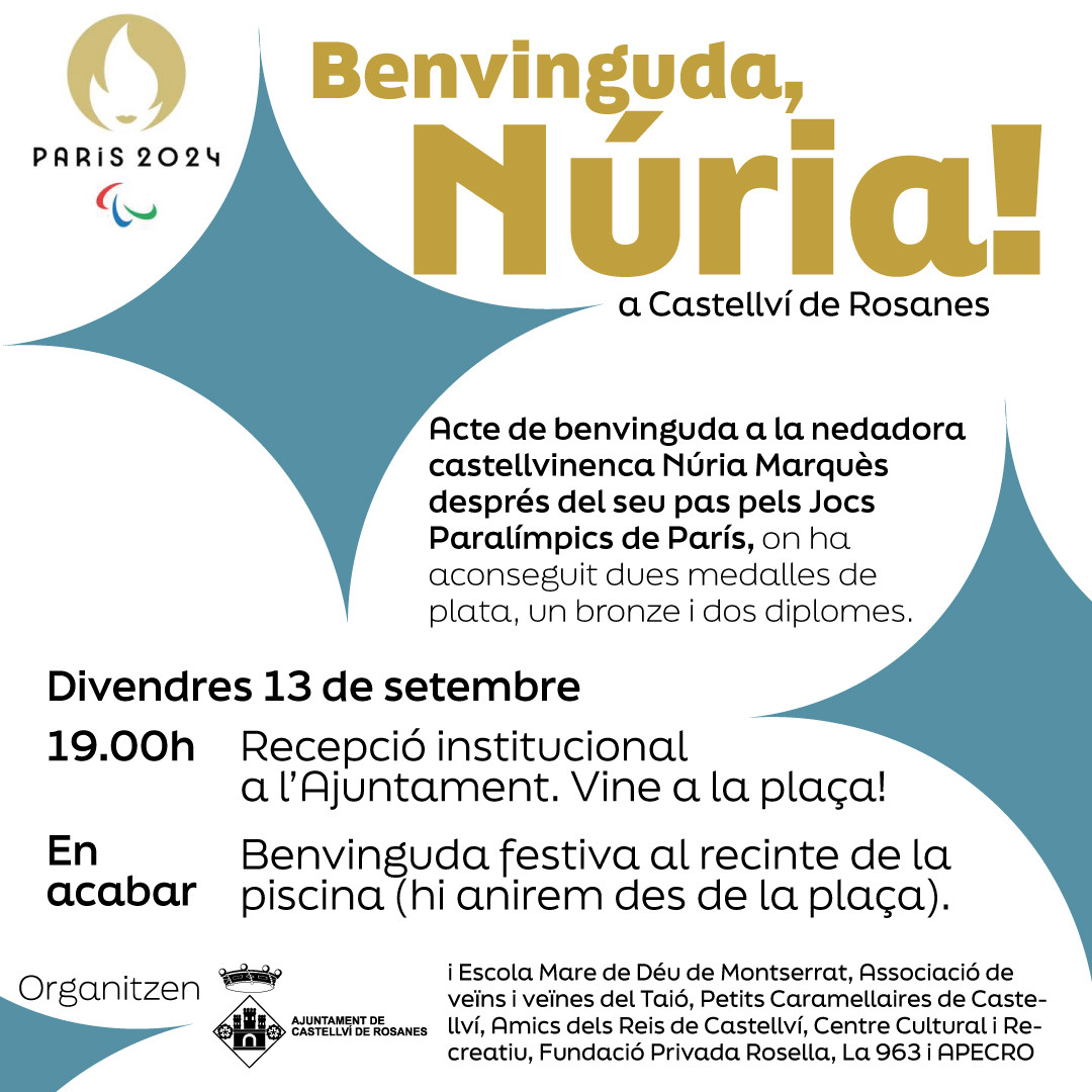 Benvinguda Nuria Jocs Paris