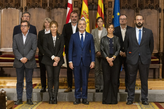 EuropaPress 6312285 alcalde barcelona jaume collboni junto otros alcaldes area metropolitana