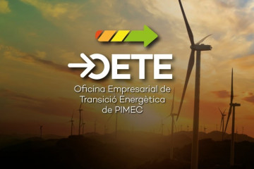 Imagen promocional de las Oficinas Empresariales de Transición Energética de Pimec.